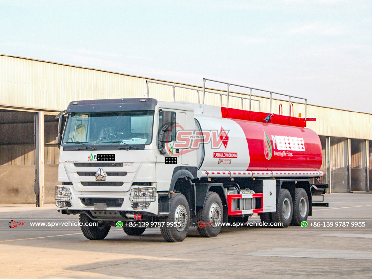 HOWO 8x4 Diesel Delivery Truck 30,000 Litres - Front Left Side